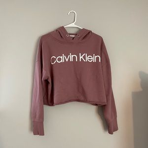 Calvin Klein Performance cropped sweatshirt. large